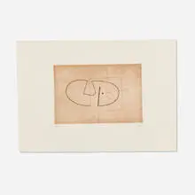 Untitled (from the IAA Portfolio) by Victor Pasmore, 1975, etching and aquatint in colors, sold May 2025