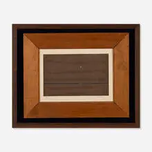 Man Ray, L’Étoile de verre, 1965, cut glass diamanté, charcoal and white chalk on sandpaper mounted on paperboard in artist's wooden frame