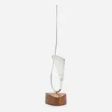 Russell Secrest, Untitled, sterling silver, teak