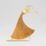 Hagenauer, Dancer, c. 1936, brass, carved wood