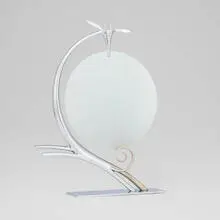 Giraffe mirror by Karl Hagenauer, c. 1930, nickel-plated brass, mirror, sold Sep 2025