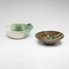 Bowls, set of two by Charles Higa, glazed stoneware, sold Aug 2025