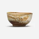 Tea bowl by Toshiko Takaezu, c. 1985, glazed stoneware, sold Aug 2025