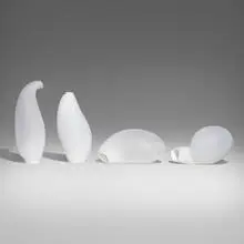 Jeremy Wintrebert, Tao sculptures, set of four, c. 2016, hand-blown glass