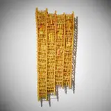 Jay Musler, Slow Train, c. 2000, flameworked and painted glass
