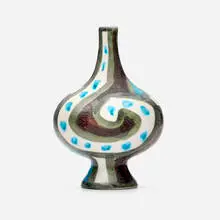 Guido Gambone, Bottle vase, c. 1960, glazed stoneware