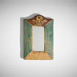 Les Argonautes, Wall mirror, c. 1960, glazed stoneware, mirrored glass