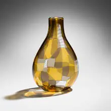 Ercole Barovier, Intarsio vase, 1961, fused glass tesserae with controlled air bubbles