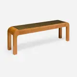 Paul Poiret, Console table, c. 1925, cherry veneer, gold leaf, glass