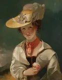 Ara Andrew Geddes, Portrait of a Lady, reputed to be Charlotte Nasymth