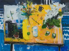 Hamish Macdonald, Still life with Cyclamen