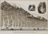 William Home Lizars, A comparitive view of the lengths of the principle rivers of Scotland  each: 47 x 63.5cm (18 1/2 x 25in).
