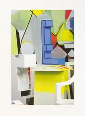 Mappenwerk, Malteser Edition, 2014, Original-Leinenkassette mit 8 Editionen von Tony Cragg, Isa Genzken, Christian Jankowski (mit Video auf DVD), Robin Rhode, Thomas Scheibitz, Rosemarie Trockel, Jorinde Voigt und Olaf Nicolai auf verschiedenen Papieren bzw. auf Acrylglasspiegel (Olaf