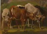 Christian Friedrich Gille, Kühe auf der Weide