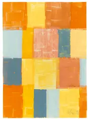 Ohne Titel by Ulrich Erben, 1998, Gouache auf der Rückseite eines Posters, sold Jul 2020