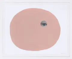 Tony Oursler, Ohne Titel, 2003, Acryl und Fotografie, collagiert auf Papier