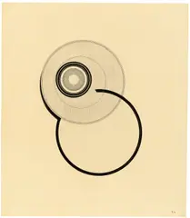 Ella Bergmann-Michel, Ohne Titel, 1933, Tusche und Bleistift auf Schoellershammer-Karton