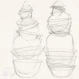 Tony Cragg, Ohne Titel, 1997, Bleistift auf Papier