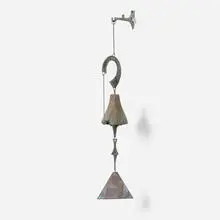 Paolo Soleri, Windbell, c. 1975, patinated bronze, copper