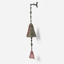 Paolo Soleri, Windbell, c. 1975, patinated bronze, copper