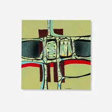 Joseph Trippetti, Untitled, silver wire cloisonné enamel