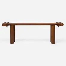 Garry Knox Bennett, Black Freighter console table, 2007, patinated steel