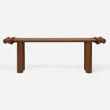 Garry Knox Bennett, Black Freighter console table, 2007, patinated steel