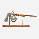 Clayton Bailey, Pop Gun #76, 2001, brass, steel, chrome-plated steel, cork, maple