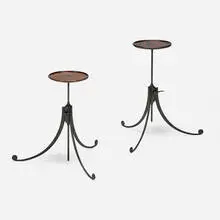 Gord Peteran, 100, 1996, ebony, bronze, ebonized oak, suede