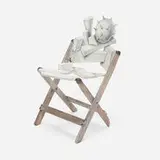 John Cederquist, White Chair #1, 1994, found folding chair, paint, charcoal