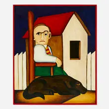 Robert Ransom, Untitled, 1983, oil on canvas