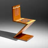 GR Series #11: Chair - 789 by Garry Knox Bennett, 2003, yellow cedar, pigmented epoxy, sold Mar 2025