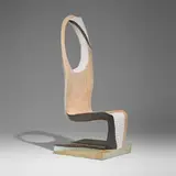 Alan Siegel, Green Skate chair, c. 2006, laminated and carved wood