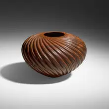 Vallaria Currents II by William Hunter, 1994, cocobolo, sold Aug 2025