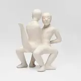 Akio Takamori, Lovers teapot, c. 1995, glazed porcelain