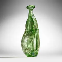 Marvin Lipofsky, Early vase, 1966, hand-blown glass