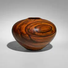 Mesa Storm by William Hunter, 1987, ebony, sold Aug 2025