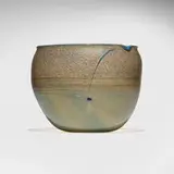 Basket by Dale Chihuly, 1979, hand-blown glass, sold Aug 2025