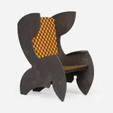 Dale Broholm, Armchair, c. 2005, lacquered and painted wood