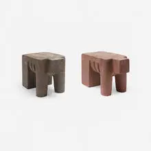 Terence Main, Guerillas, set of two, c. 1989, dyed concrete