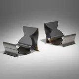 Maria Pergay, Lounge chairs, pair