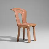 Fernando and Humberto Campana, Prototype Soleta chair, 2016, stitched leather over steel