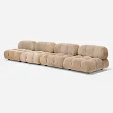 Mario Bellini, Camaleonda modular seating, 1971, upholstery, plastic, nylon cord, steel