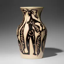 Jean Lurçat, Rare and Large vase with figures, c. 1960, glazed earthenware
