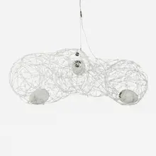 Marcel Wanders, Born, Raised and Protected: Benjamin ceiling lamp, 2017, painted steel, chrome-plated steel, glass
