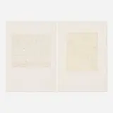 François-Xavier Lalanne, Two works from Quelques fables de La Fontaine, 2002, etching on paper