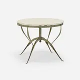 Raymond Subes, Dining table, c. 1930, marble, painted steel