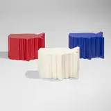 Dan Friedman, Tables USA, 1990, molded fiberglass-reinforced plastic