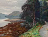 Robert McGown Coventry Arsa Rsw, The edge of the Loch