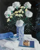 Robert Kelsey, Still Life in Blue and Gold